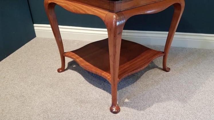 Antique Edwardian Period Satinwood Revolving Bookcase - Image 5
