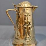 Antique Art Nouveau Brass Jug