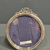 Antique Circular Silver Photo Frame by Joseph Rogers & Son of Sheffield