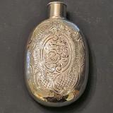 William IV Silver Hip Flask by James Troupe of London