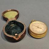 Antique Victorian Pocket Barometer by Stewart of Leicester
