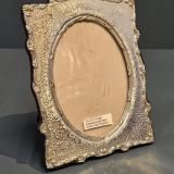Antique Planished Silver Photo Frame by Henry Matthews of Birmingham