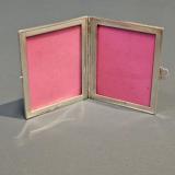 Antique Victorian Silver Wallet Photo Frame by John Millward Banks of London