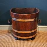Antique Victorian Country House Log Bin