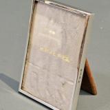 Antique Small Silver Photo Frame by William Neale of Birmingham