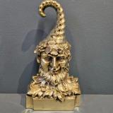 Antique Victorian Brass Door Stop