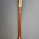 Early Victorian Antique Dunn of Edinburgh Mahogany Stick Barometer 