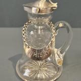 Antique Edwardian Silver Mounted Noggin