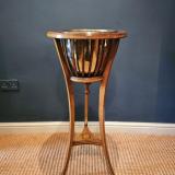 Antique Edwardian Inlaid Mahogany Plant Stand