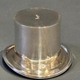 Aspreys Cast Silver Top Hat London at Sturmans Antiques