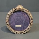 Antique Victorian Embossed Chester Silver Photo Frame Chester