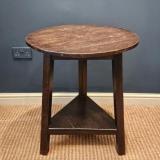Antique Oak Cricket Table