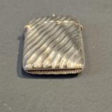 Antique Wavy & Ribbed Silver Vesta Case by Minshuĺl & Latimer of Birmingham 