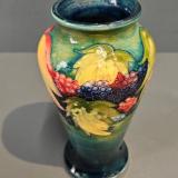 Antique Moorcroft Leaf and Blackberries Vase at Sturmans Antiques Moorcroft for sale