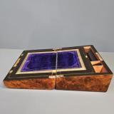 Antique Victorian Burr Walnut Writing Slope