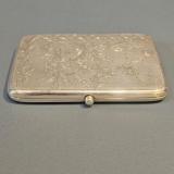 Antique Victorian Silver Card and Stamp Case by Deakin & Francis of Birmingham