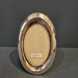 Antique George V Oval Silver Photo Frame by S.M. Levi of Birmingham