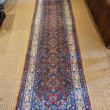 Antique 10 foot Persian Pure Wool Runner at Sturmans Antiques rugs for sale