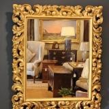 Antique Victorian Timber Gilt Florentine Mirror at Sturmans Antiques mirror for sale