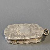 Antique Fine Quality Victorian Silver Vinaigrette by Robert Mitchell of Birmingham at Sturmans Antiques silver for sale