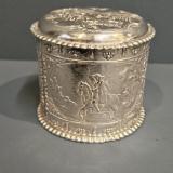 Antique Victorian Silver Tea Canister at Sturmans Antiques silver for sale