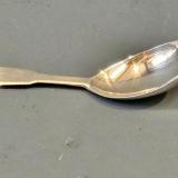 Antique Georgian Silver Caddy Spoon yb John Lias of Birmingham at Sturmans Antiques silver for sale