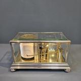 Antique Brass and Nickle Plated Case Barograph at Sturmans Antiques barograph for sale