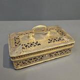Antique Victorian Brass and Silver Pot Pourri at Sturmans Antiques metalware for sale