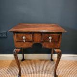 Antique Queen Anne Style Walnut Lowboy at Sturmans Antiques furniture for sale