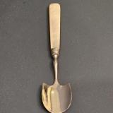 Antique Georgian Silver Cheese Scoop at Sturmans Antiques silver for sale
