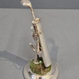 Antique Silver Golf Bag Pin Cushion at Sturmans Antiques silver for sale