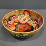 Antique Moorcroft Orchid Flambe Bowl at Sturmans Antiques Moorcroft for sale