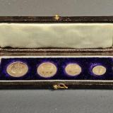 Antique Mint Boxed Set of 1892 Silver Maundy Money at Sturmans Antiques silver for sale