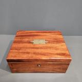 Antique Regency Mahogany Jewellery Box at Sturmans Antiques boxes for sale