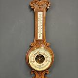 Antique Victorian Oak Banjo Barometer at Sturmans Antiques barometer for sale