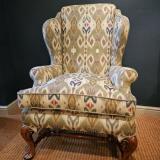 Antique Edwardian Wing Back Arm Chair at Sturmans Antiques furniture for sale