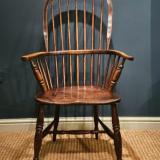 Antique Georgian Ash and Elm Windsor Chair at Sturmans Antiques furniture for sale