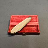 Antique Engine Turned Silver Fruit Knife and Box at Sturmans Antiques silver for sale 