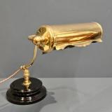 Antique Edwardian Brass Desk Lamp at Sturmans Antiques lamps for sale