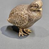 Antique Cast Silver Grouse at Sturmans Antiques silver for sale