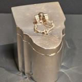 Antique Silver Tea Caddy by Thomas Liddiard of London at Sturmans Antiques silver for sale