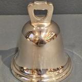 Antique Aspreys Cast Silver Table Bell at Sturmans Antiques silver for sale