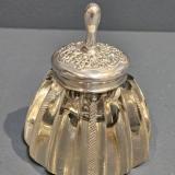 Antique Silver Topped and Collar Glue Pot by Stainton Brothers at Birmingham at Sturmans Antiques silver for sale