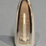 Antique Silver Tusk Shaped Desk Thermometer by Levi & Salaman of Birmingham at Sturmans Antiques silver for sale