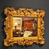 Antique Early Victorian Timber Gilt Mirror at Sturmans Antiques mirror for sale