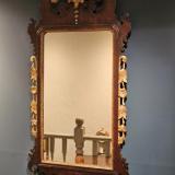 Antique George III Mahogany and Parcel Gilt Mirror at Sturmans Antiques mirrors for sale