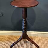 Antique Georgian Mahogany Candle Table at Sturmans Antiques furniture for sale
