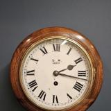 Antique Southern Railways 8" Dial Fusee Wall Clock at Sturmans Antiques clock for sale