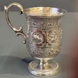 Antique Fine Quality Mid Victorian Glasgow Silver Mug at Sturmans Antiques silver for sale