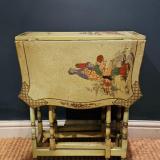 Antique Edwardian Green Chinoiserie Sutherland Table at Sturmans Antiques furniture for sale